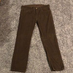 Men’s Levi’s 511 Brown Corduroy Jeans 38x30